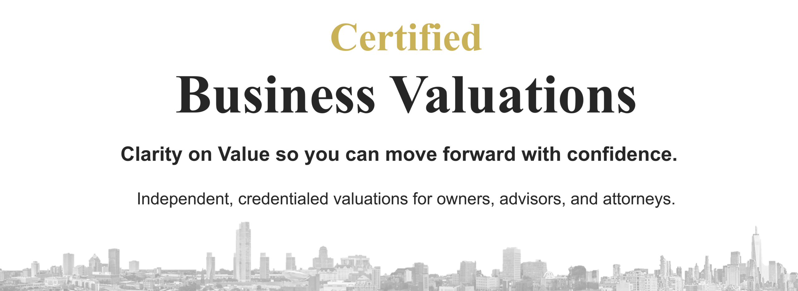 Business Valuations - Business Valuation & Advisory