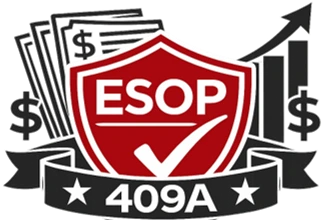 Valuation icon for IRC Section 409A compliance and employee stock ownership plans.