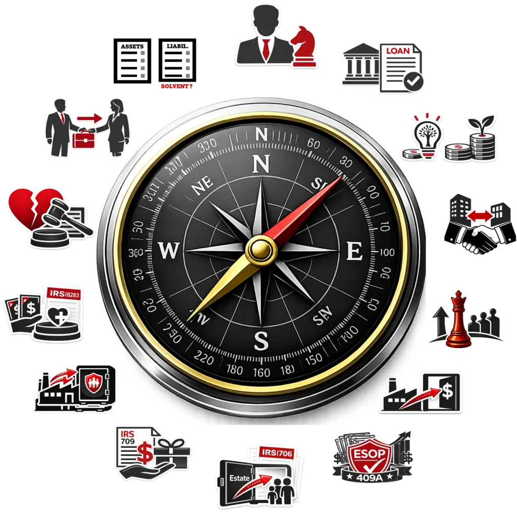 Overview of business valuation services for tax, legal, and strategic purposes.