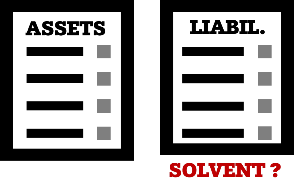 Valuation icon for solvency opinions and fraudulent conveyance protection