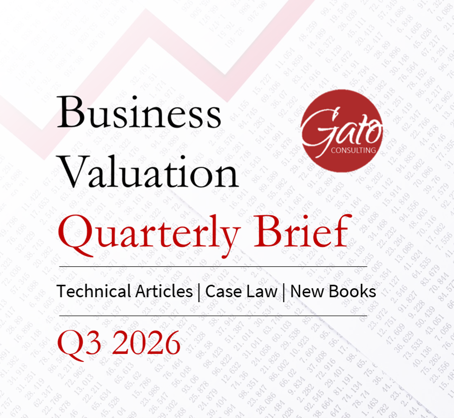 Business Valuation News Q3 2026